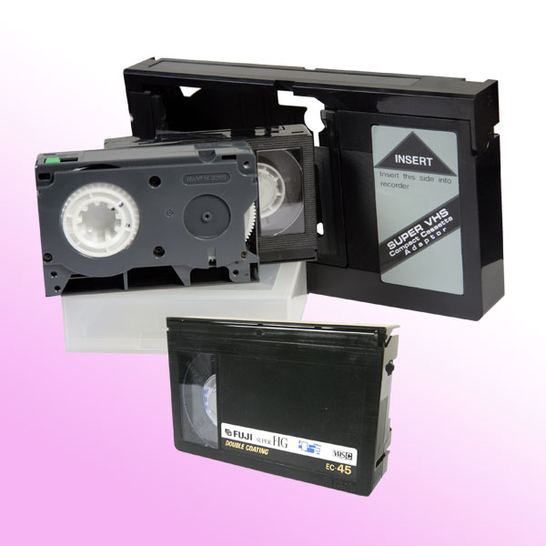 VHS-C Video Tapes and Converter