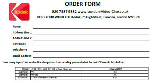 PDF Order Form